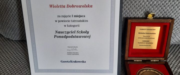Plebiscyt nauczyciel na medal gazeta Krakowska