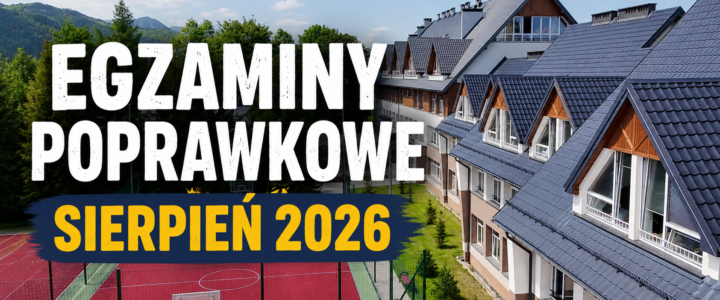 Egzaminy poprawkowe – sierpień 2026